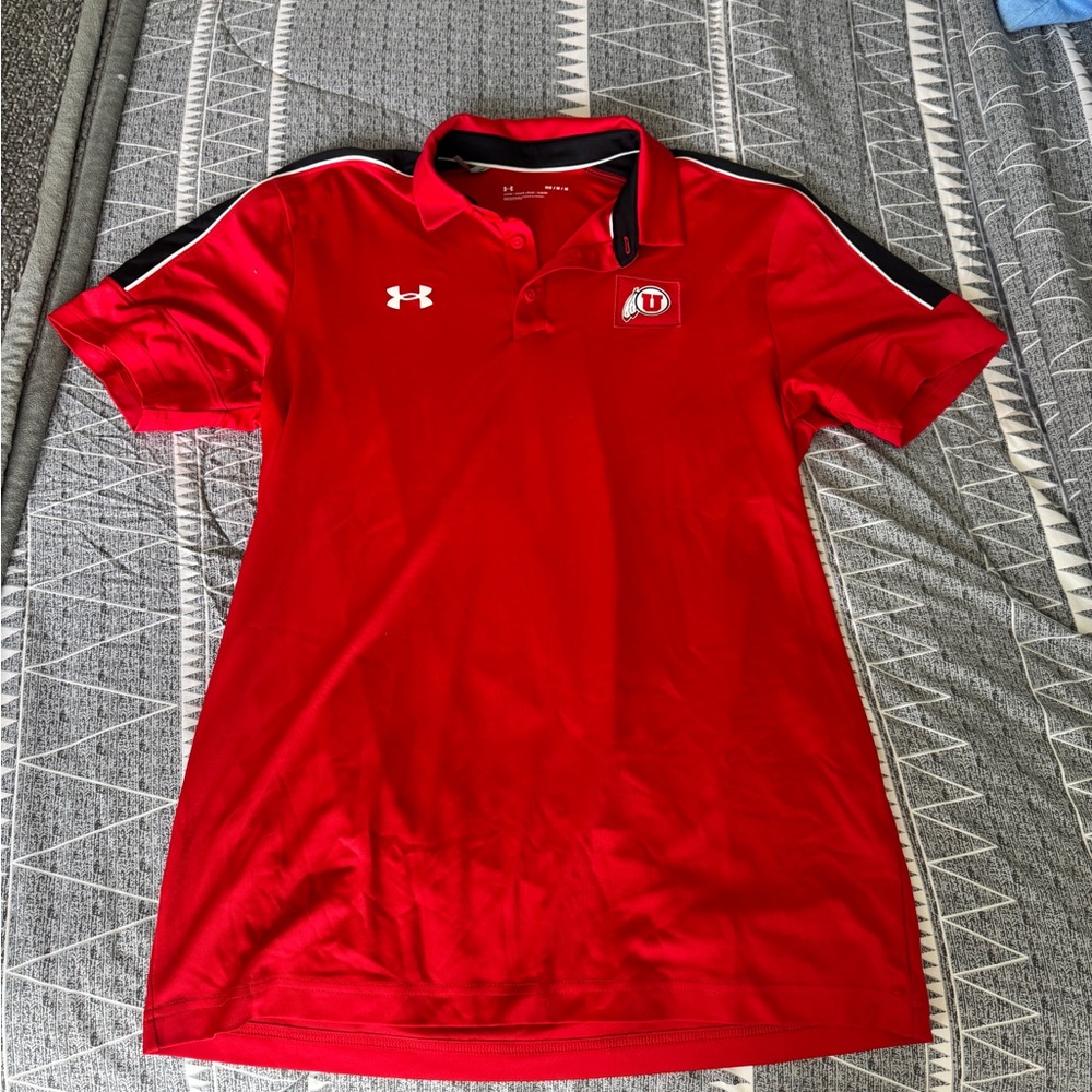 Under Armour Vibrant Red Polo